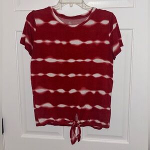 So Tie Front T-Shirt